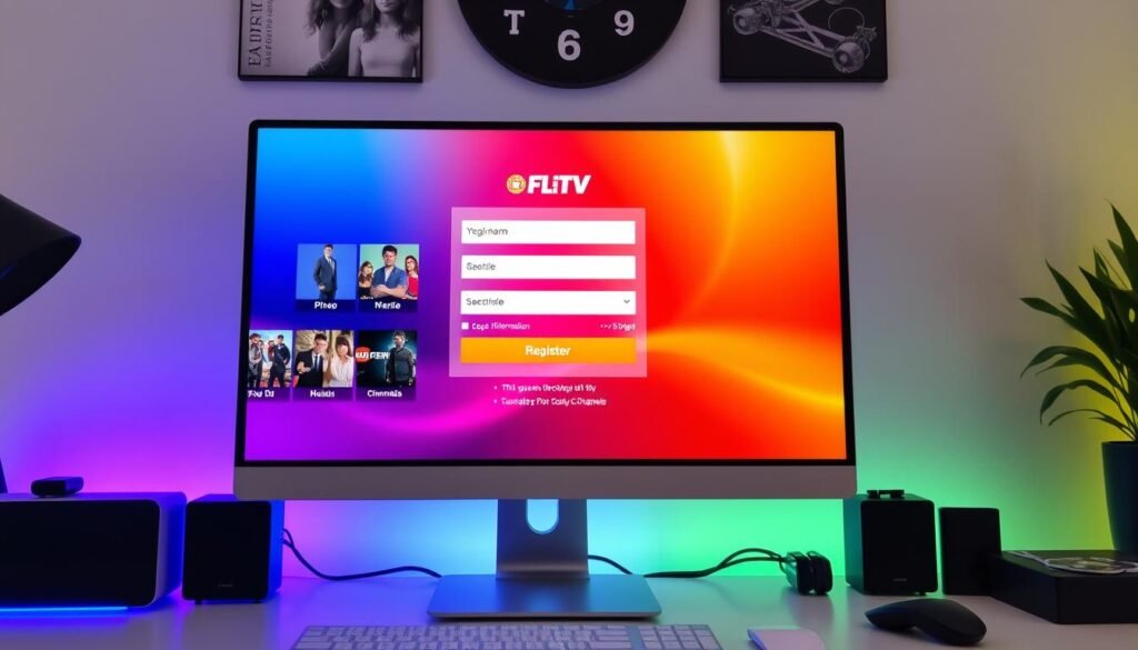 Flix IPTV registration process