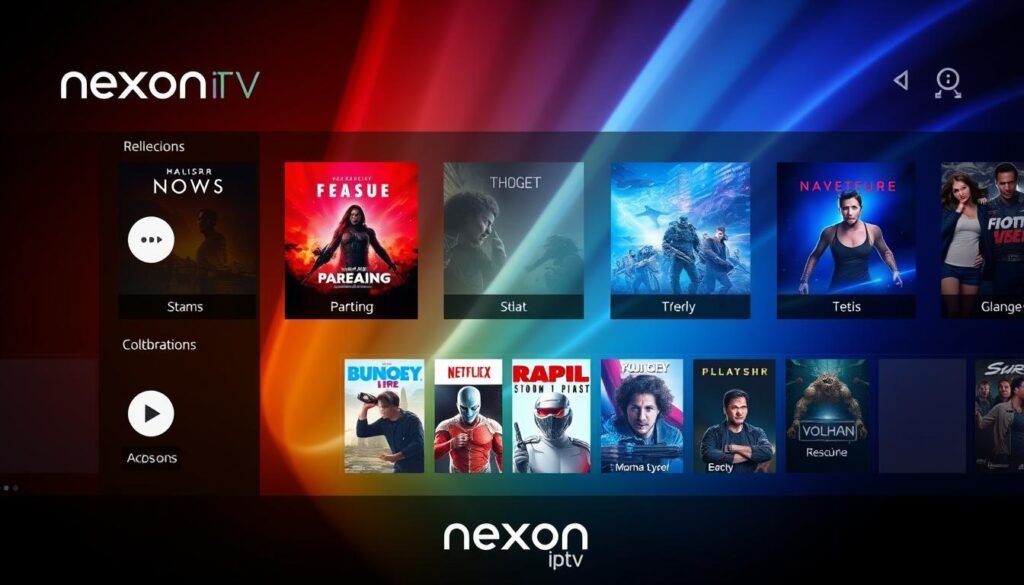 IPTV Smart Player movie selection interface